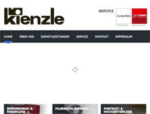 Tablet Screenshot of fotohaus-kienzle.de